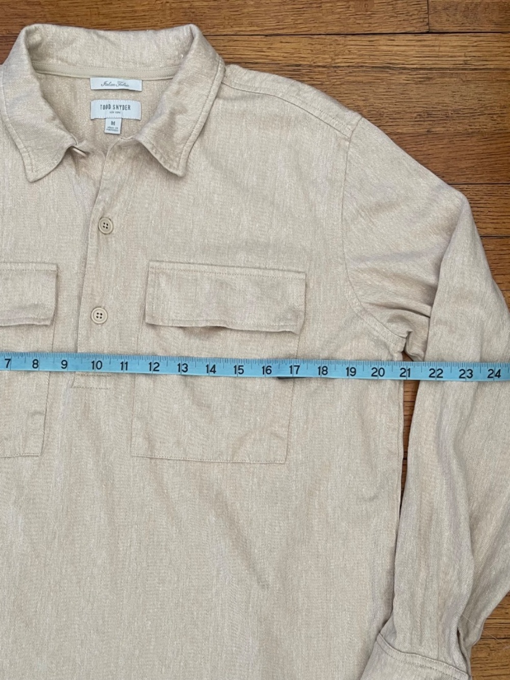 Todd Snyder Knit Military Popover - Picture 5 of 9